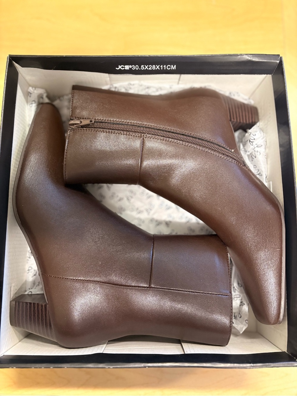 Dolce Vita Brown Leather Ankle Boots